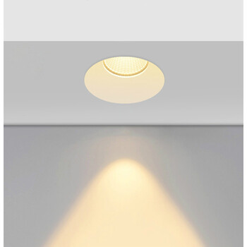 kedoety无边框深防眩射灯预埋式b窄边射灯无主灯设计暗装无边筒灯 开