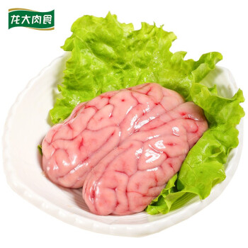 龙大肉食 猪脑500g 出口日本级 免洗猪脑生鲜猪脑熟食猪脑花火锅食材 猪肉生鲜