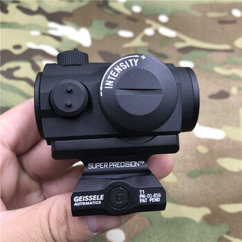 户外战术aimpoint 胶合t1红点瞄准镜 拉鲁快拆 红膜高透光全息镜 胶合