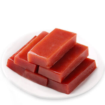 天津特产山野宏山楂糕蜜饯果脯酸甜开胃休闲零食品230g3块装山楂糕