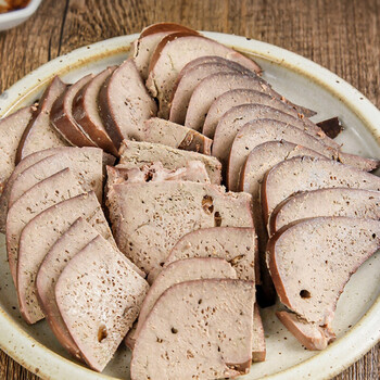 恒愎猪肝熟食批发卤真空包装凉拌菜下酒菜1斤猪肺500g猪肝500g