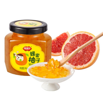 福事多 蜂蜜柚子茶240g 韩国风味下午茶麦片饮料