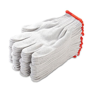 雅恪尚 劳保手套 加密棉麻棉线耐磨工作手套 劳动建筑工地干活手套