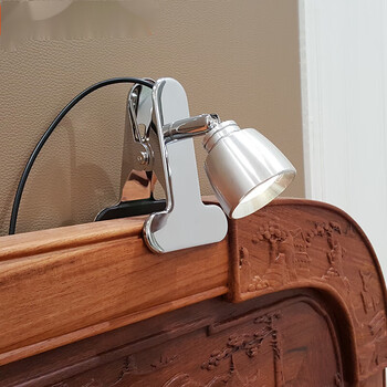 目赖 led护眼学生夹灯书桌夹式台灯鱼缸灯卧室宿舍床头阅读灯夹子灯