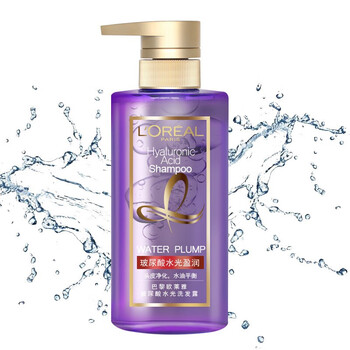 欧莱雅(loreal)玻尿酸水光盈润洗发水深层去油蓬松清爽控油无硅油女