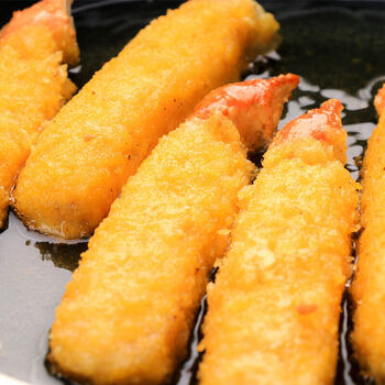 芭夯好来屋芙蓉蟹角形棒冷冻半成品黄金裹粉蟹钳蟹脚肉棒油炸食品美味