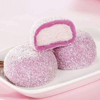 福宁网红洋风椰蓉雪媚娘大福冰皮麻薯榴莲蓝莓草莓糯米糍日式甜品零食