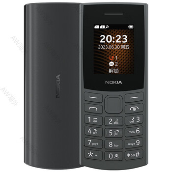 诺基亚nokia105按键直板老人手机通4g迷你学生戒网非智能广电5g卡超长