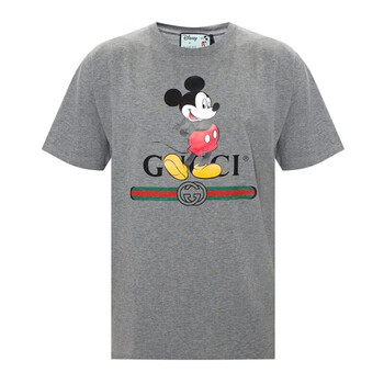 古驰gucci米奇印花t恤disney联名款潮流时尚棉质休闲短袖上衣男女同款