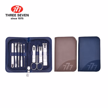 777指甲刀套装指甲剪指甲钳修剪指甲工具礼品 9件套TSM-721褐色