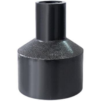 pe水管对接焊头变径接头 异径直接直通大小头6寸8寸160 200新料pe 200