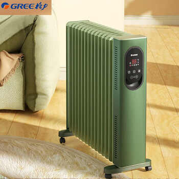 格力(gree) 取暖器 /电暖器/电暖气片家用低躁电热油汀 15片 遥控3000