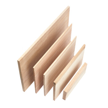 京梯 松木板 定制木板 实木一字隔板置物架墙上壁衣柜搁板层板可按需切割 2.0cm厚 （0.1平方米）
