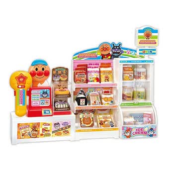 日本进口日本直邮 Segatoys儿童玩具面包超人宝宝玩具早教益智面包店玩具超市收银台便利店玩具 需2节7号电池 3岁以上 面包超人玩具 电池 不配送 图片价格品牌