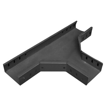 屹选工品 防火桥架弯头槽式桥架弯头 水平三通200*100 单位:件