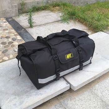 羚舞摩托车防水横包后尾包骑士包摩旅装备骑行后座包行李旅行袋驮包