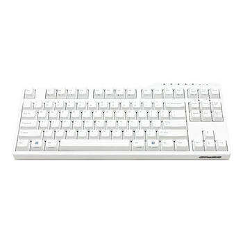 斐尔可机械键盘87圣手三代电竞游戏 双模纯白 茶轴