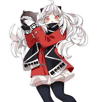 动漫围巾 舰队北方栖姬围巾小北方动漫男女二次秋冬围脖黑无毛棉 北方