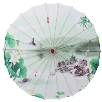 旭晴 油纸伞防雨 古装油纸印花伞古风走秀道具演出跳舞吊顶工艺伞复古