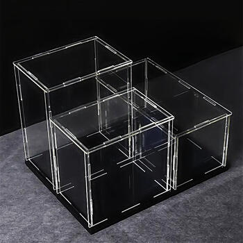 森尼熊高透明亚克力展示盒收纳模型罩玩具高达防尘盒子长x宽x高cm