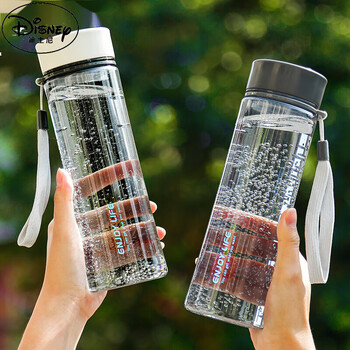 迪士尼disney水杯大容量运动水壶男女生健身户外太空杯耐高温塑料杯子