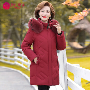 织缘福中老年女装羽绒服女>关注店铺联系客服胖织缘福京东自营旗舰店
