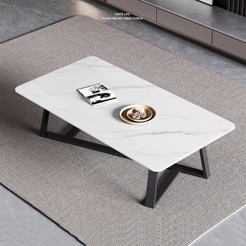 木普森 将军岩板新款茶几轻奢现代简约家用客厅会客室小茶桌小户型