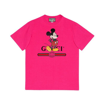 古驰gucci米奇印花t恤disney联名款潮流时尚棉质休闲短袖上衣男女同款