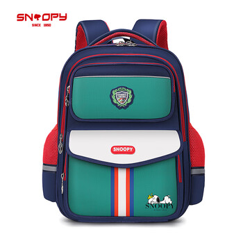 史努比儿童书包小学生男生一二三年级护脊减负六年级女孩双肩背包大
