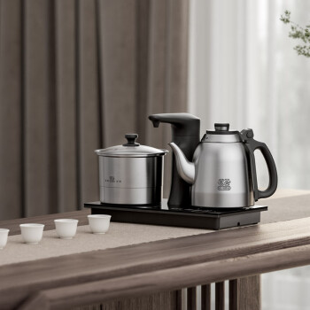 吉谷（K·KOU) 电水壶全智能自动上水茶盘养生水壶电茶壶煮茶器自动茶具消毒电茶炉茶具茶台 TC006