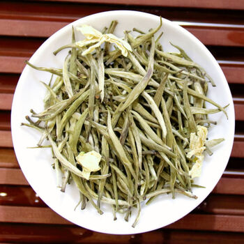 橙伯乐2022兰妃特级茉莉花茶新茶叶茉莉飘雪踏雪香妃500克罐装多规格