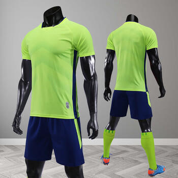 巴萨球衣梅西足球服套装男女中小学生定制队服成人短袖足球衣训练服