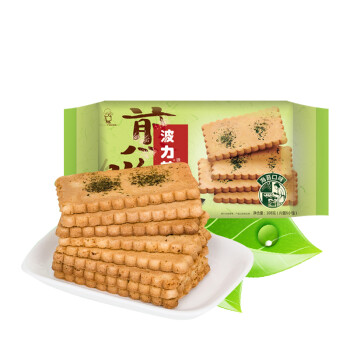 京东PLUS会员：POLI 波力食品 波力 薄脆饼干 海苔味108g*4件