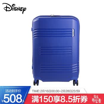 迪士尼 Disney 行李箱旅行箱28英寸万向轮男女拉杆箱青春版蓝色hzds 惊鸿美品