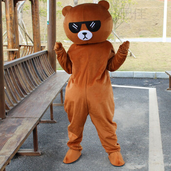 网红熊人偶服装网红熊人偶套装熊熊人偶服装网红熊抖音熊打工熊同款