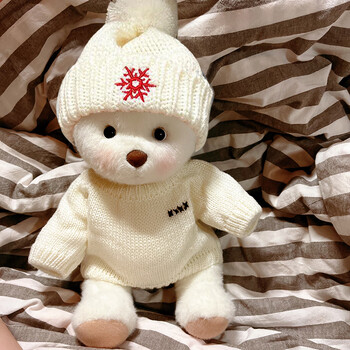 变形金刚适用莉娜熊中号30cm娃娃衣服小红书网红丽娜小熊娃衣手作着替