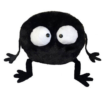 小怪兽芝麻街小包毛怪斜挎包单肩包链条包小挎包芝麻街单肩包 黑色