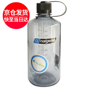 
                                                            
                                                            乐基因（nalgene） 美国原装进口户外运动水杯健身旅行防漏耐摔 大容量窄口便携开水塑料杯男 1L 2078-2027 灰色透明                