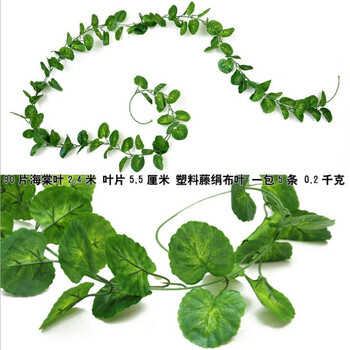 礼赫家饰花藤条仿真花葡萄叶葡萄藤管道装饰包阳台下水管空调管遮挡塑料花缠绕藤蔓绿叶植物叶子吊顶树叶一包 5条 90片海棠叶 图片价格品牌报价 京东