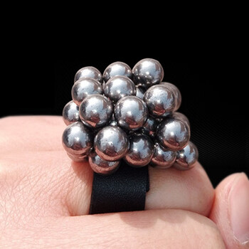 佧森滋 弹弓强磁吊坠吸钢珠专用吸铁石磁铁弹珠磁力挂件强力钥匙扣