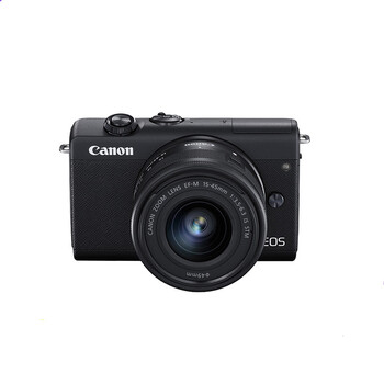 佳能(canon)eos m200微单相机15-45入门级套机学生vlog 黑色 官方标配