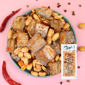 非常贝贝带鱼花生鱼鲜生120g原味藤椒麻辣小鱼花生香酥脆爽口下酒菜