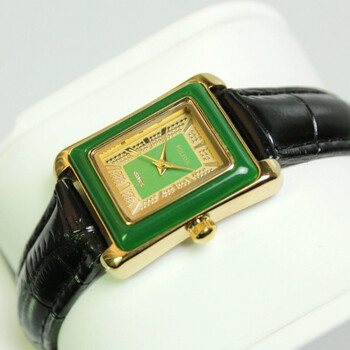 60卡古兰新疆和田玉手表和田翡翠玉石情侣防水时尚潮流方形ins风