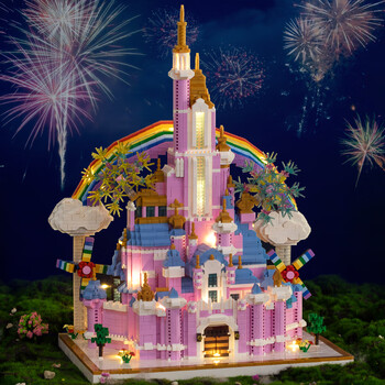 朗程兼容乐高迪士尼城堡积木玩具高难度女孩子拼装力公主系列礼物大号