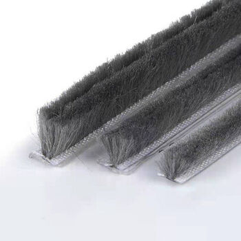 铝合金门窗密封条窗户毛条卡槽门缝门边防风条防水硅化夹片防撞条硅化