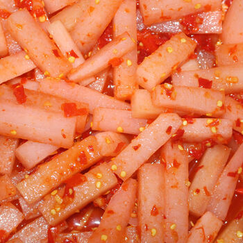 湖南怀化辰溪酸萝卜农家自制酸萝卜条吉首泡酸萝卜皮泡菜萝卜干剁椒老