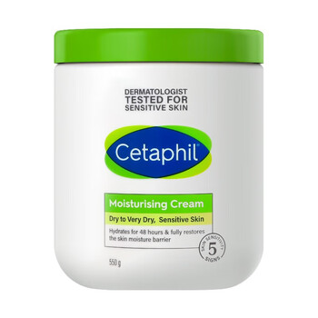 丝塔芙（cetaphil）大白罐保湿霜面霜 身体乳润肤乳滋润补水乳霜敏感肌适用 550g*1瓶 效期到25.9左右