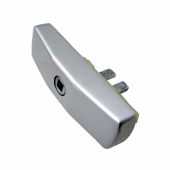 玻璃幕墙铝合金平开窗分离式把手锁 翻窗分体窗户拉手 无手柄执手锁