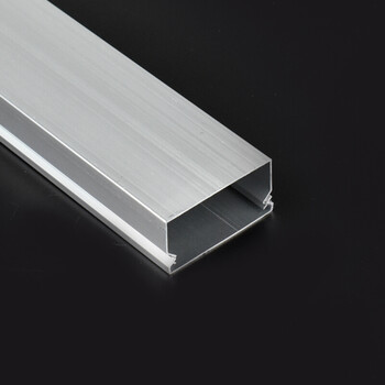 暖气管道扣槽 铝合金线槽明装方形外开穿线槽外盖式隐形布线卡扣压