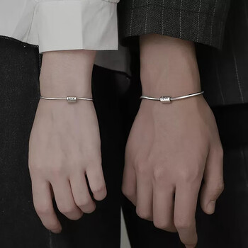 玖维娅刻字情侣手链一对男女款转运珠手链学生异地恋生日礼物送女友